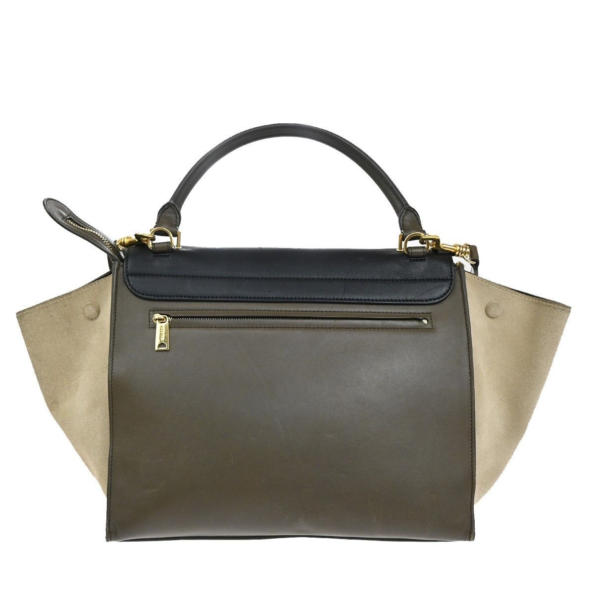 Celine Celine Trapeze Bag Leather with Suede Size ONE SIZE - 2 Thumbnail