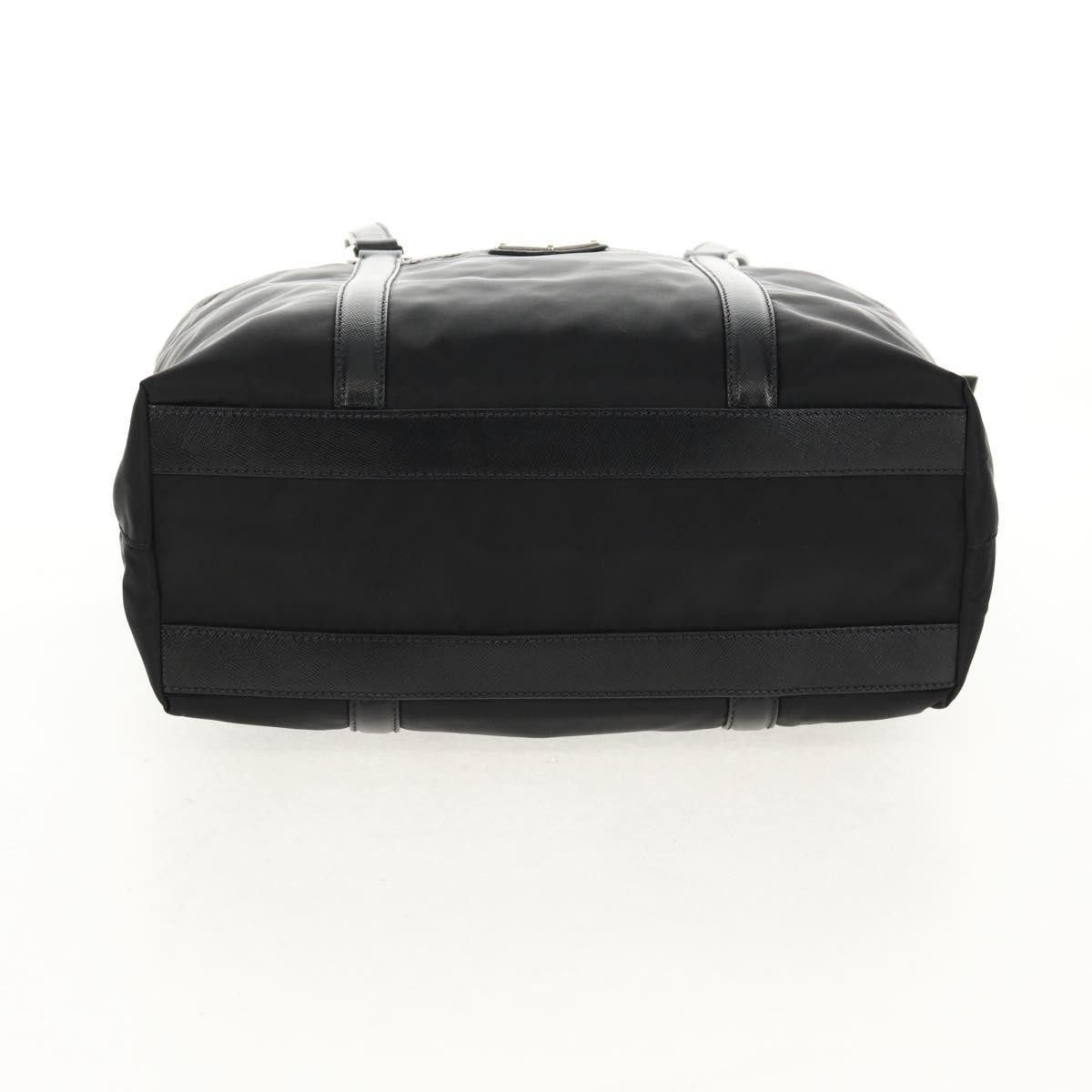 Prada Prada Front Pocket Zip Tote Tessuto with Leather Size ONE SIZE - 16 Thumbnail