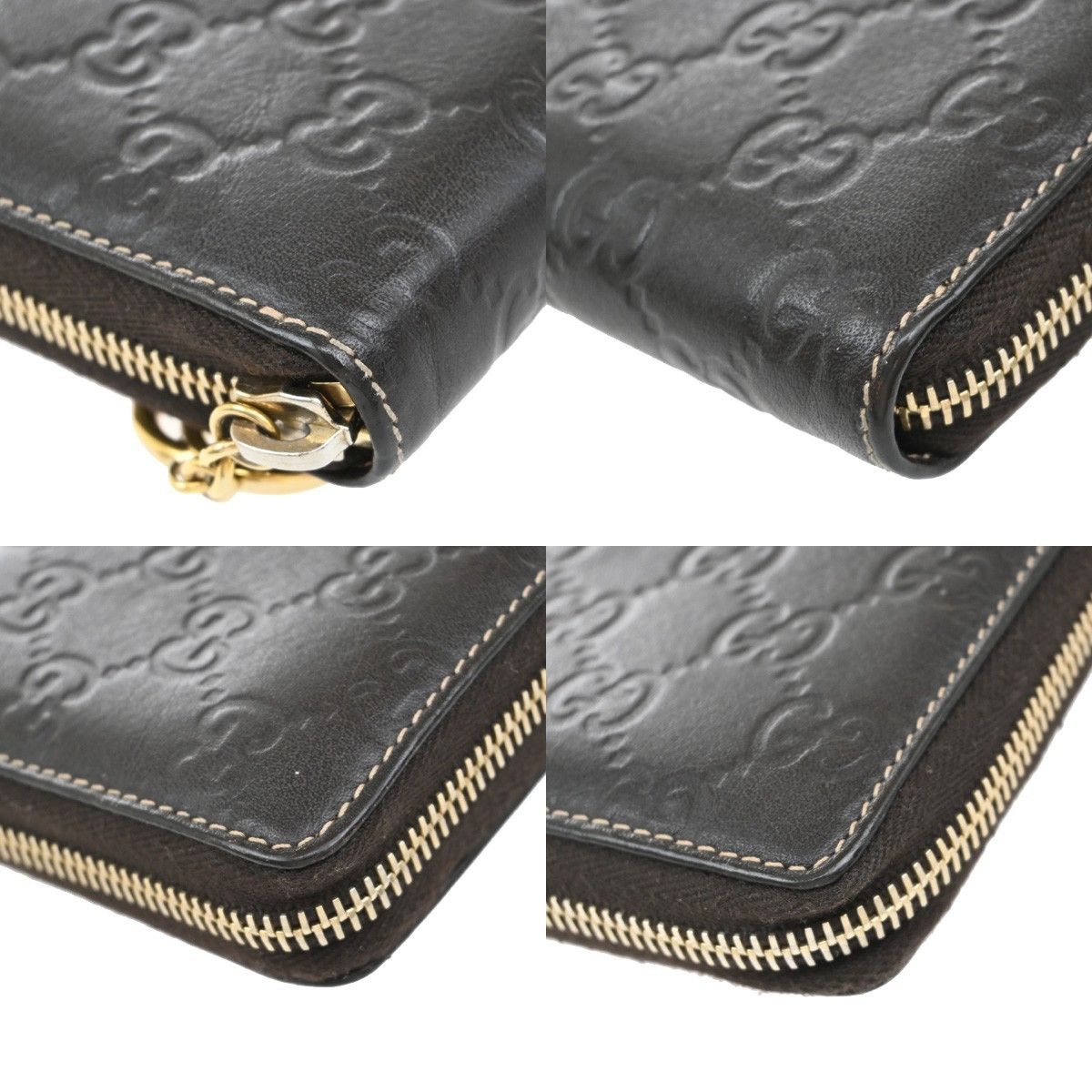 Gucci Gucci Icon Zip Around Wallet Guccissima Leather Size ONE SIZE - 8 Thumbnail