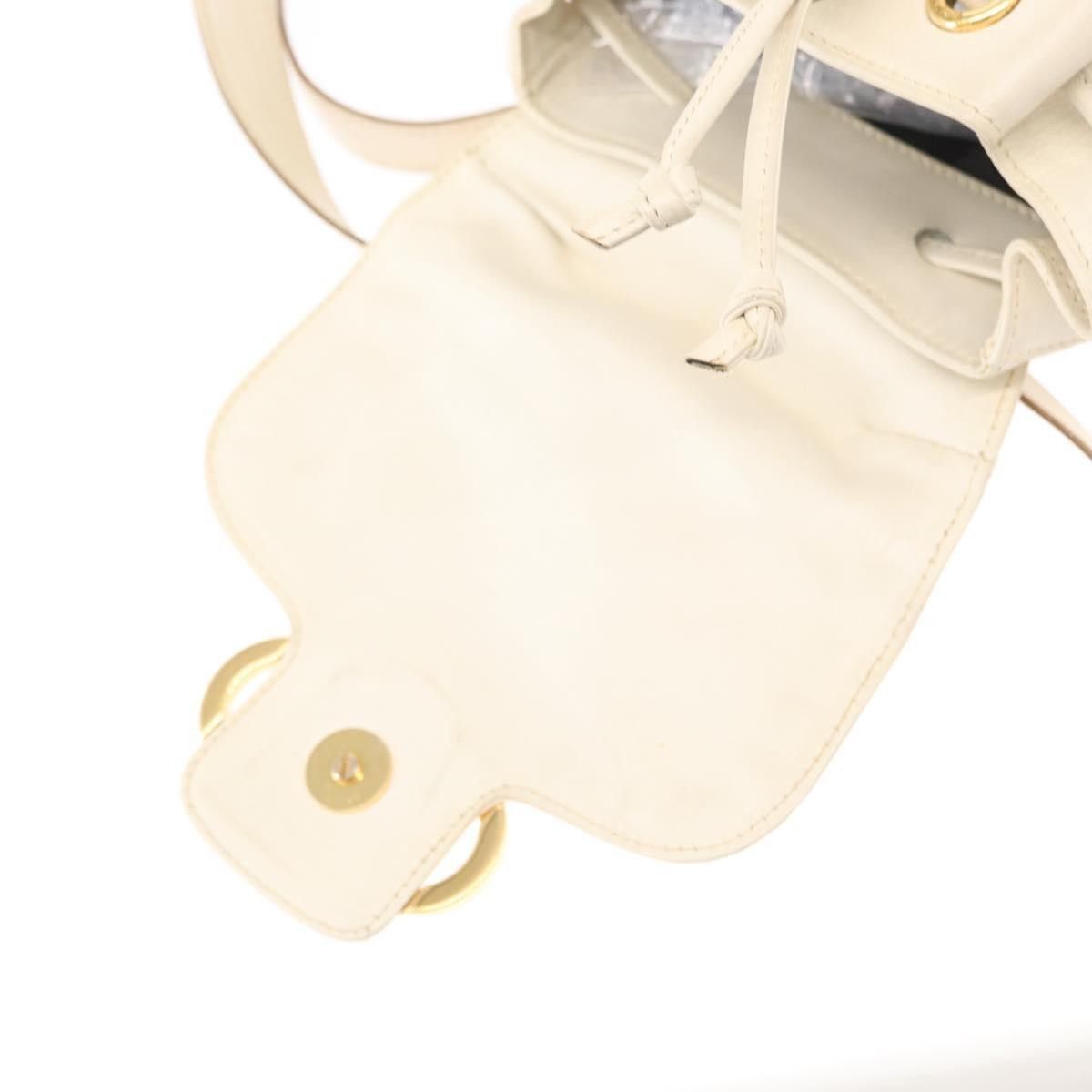 Salvatore Ferragamo Salvatore Ferragamo Gancini Flap Drawstring Backpack Leather Size ONE SIZE - 16 Thumbnail