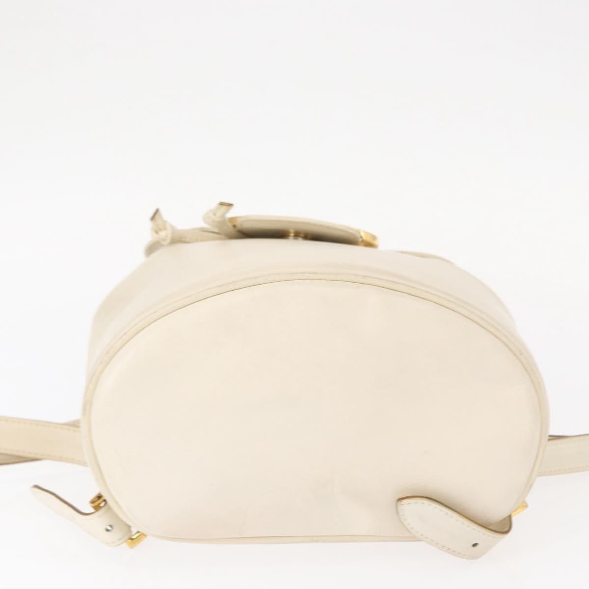 Salvatore Ferragamo Salvatore Ferragamo Gancini Flap Drawstring Backpack Leather Size ONE SIZE - 18 Thumbnail