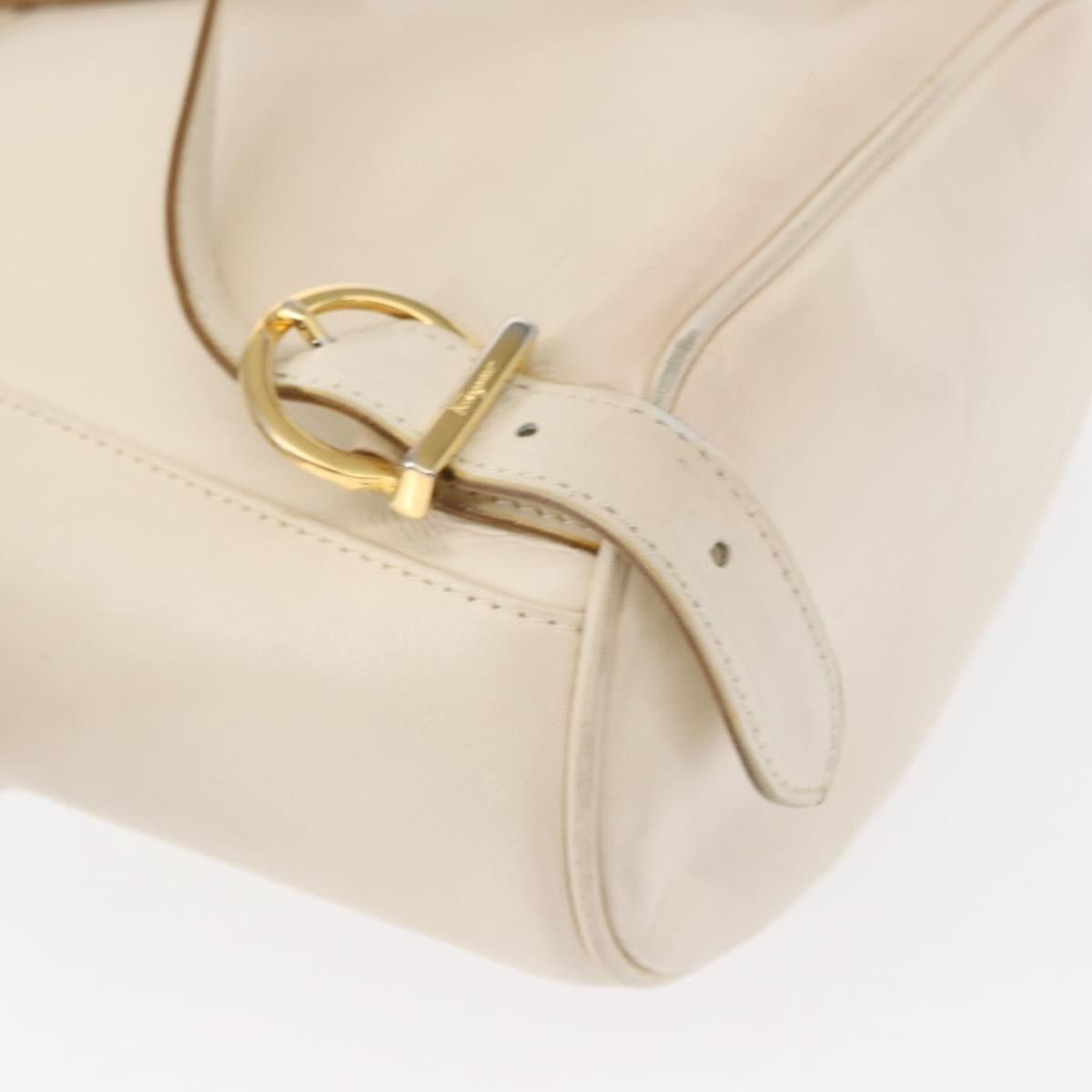 Salvatore Ferragamo Salvatore Ferragamo Gancini Flap Drawstring Backpack Leather Size ONE SIZE - 9 Thumbnail