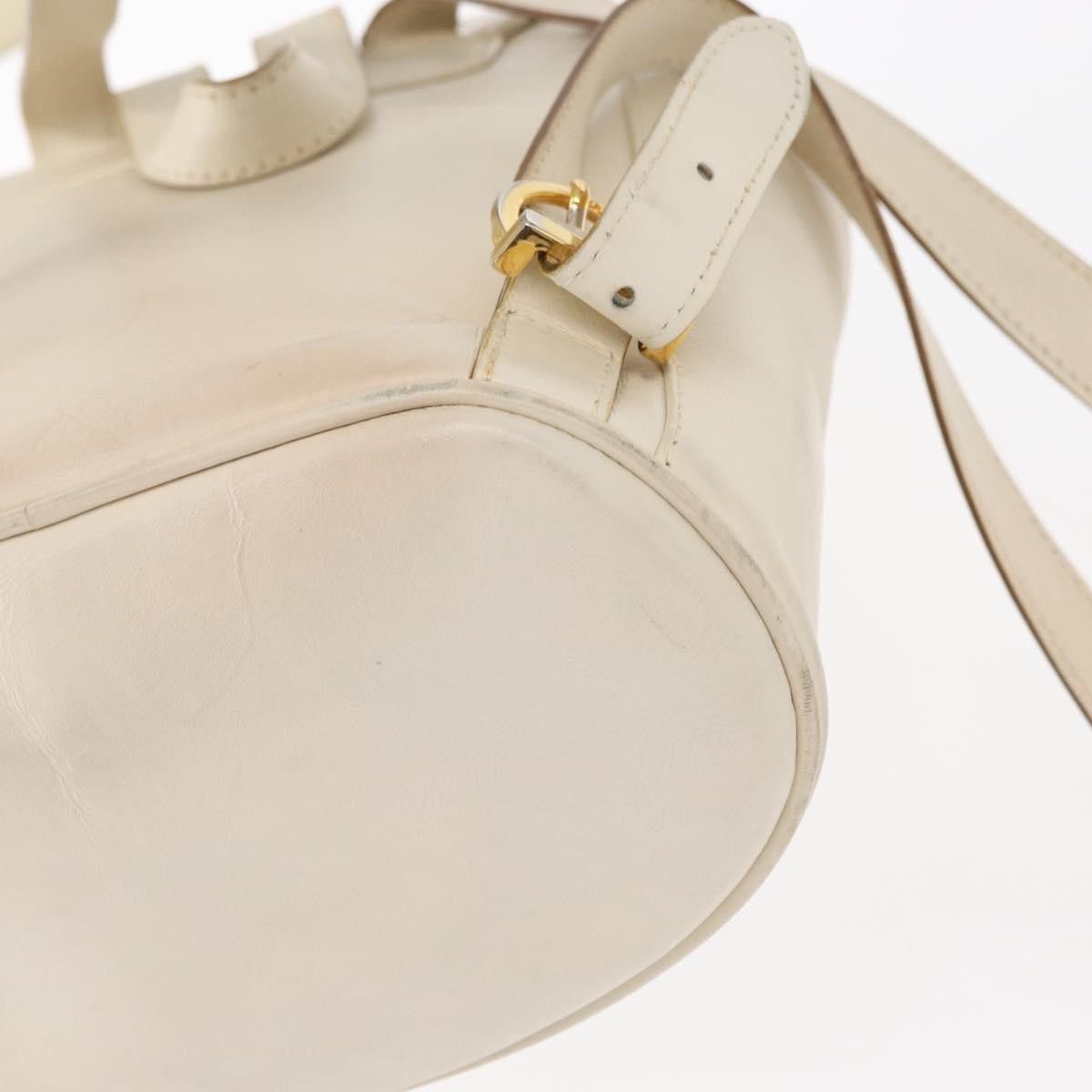 Salvatore Ferragamo Salvatore Ferragamo Gancini Flap Drawstring Backpack Leather Size ONE SIZE - 8 Thumbnail