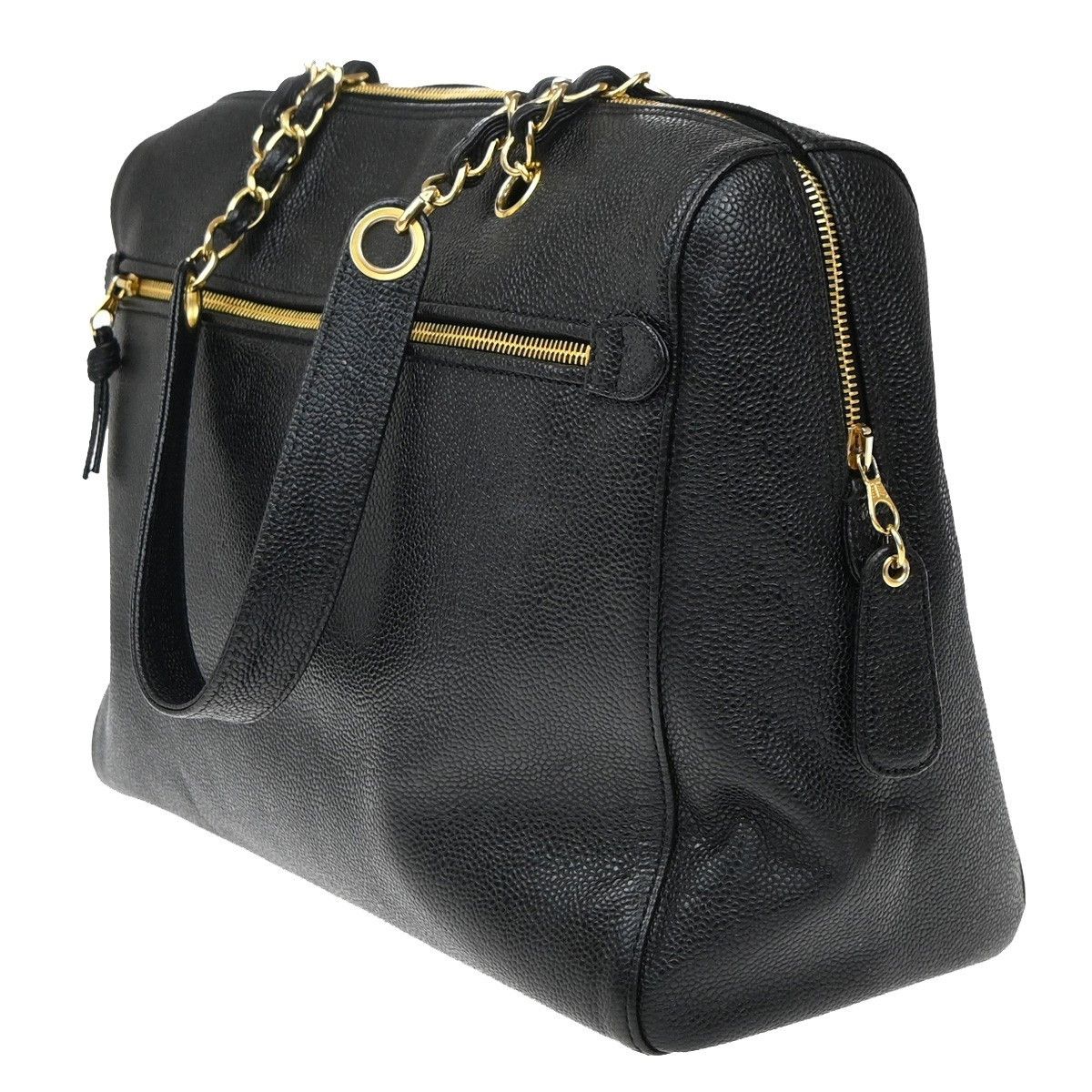 Chanel Chanel Vintage Timeless Zip Tote Caviar Size ONE SIZE - 4 Thumbnail