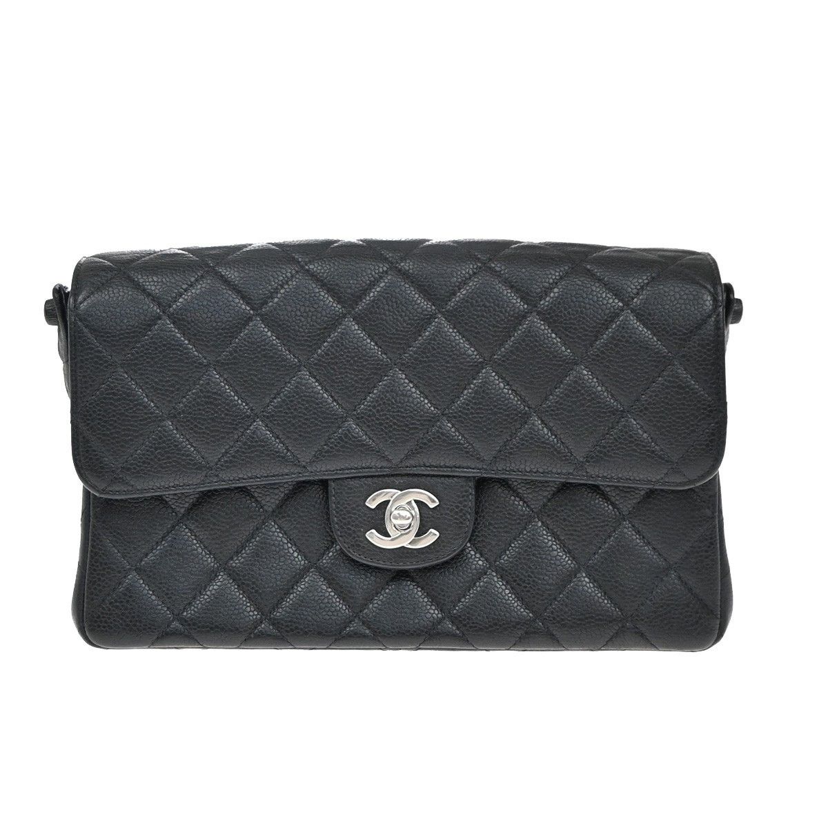 Chanel Chanel Vintage Double Sided Flap Bag Quilted Lambskin Size ONE SIZE - 4 Thumbnail