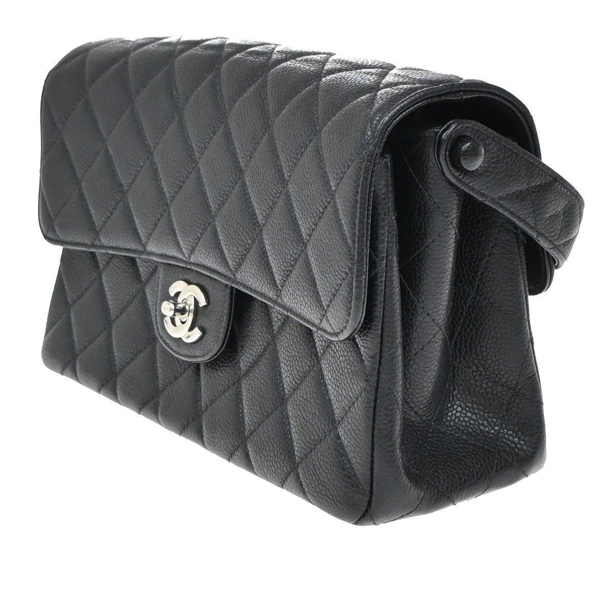 Chanel Chanel Vintage Double Sided Flap Bag Quilted Lambskin Size ONE SIZE - 3 Thumbnail
