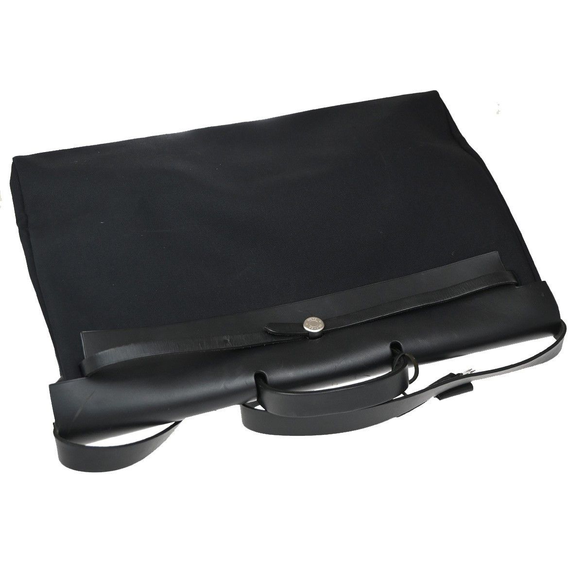 Hermes Hermes Herbag Toile and Leather Size ONE SIZE - 6 Thumbnail