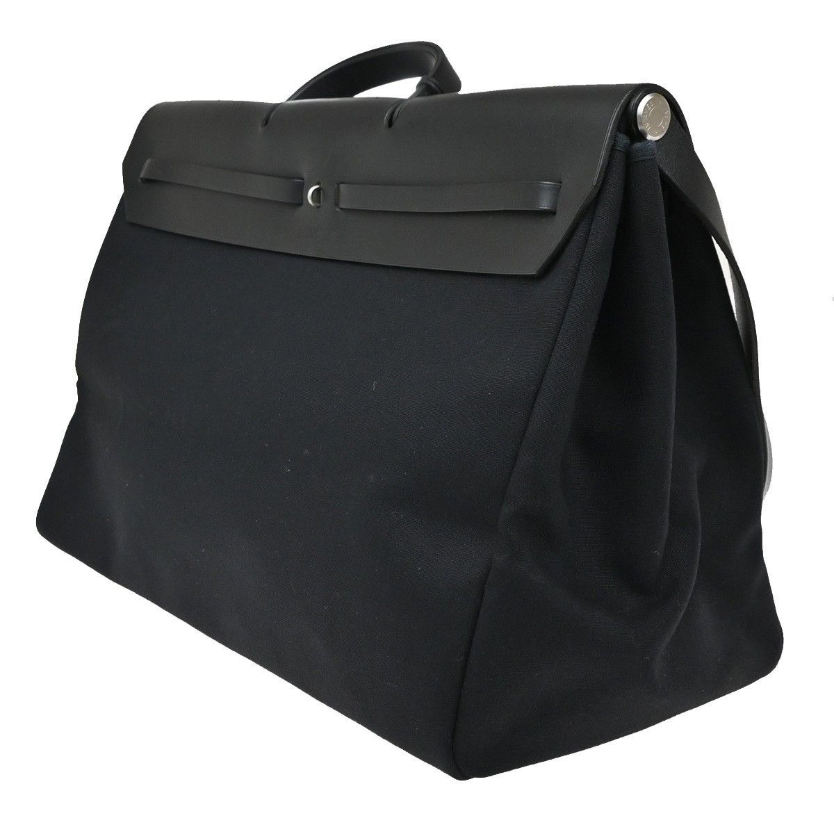 Hermes Hermes Herbag Toile and Leather Size ONE SIZE - 4 Thumbnail
