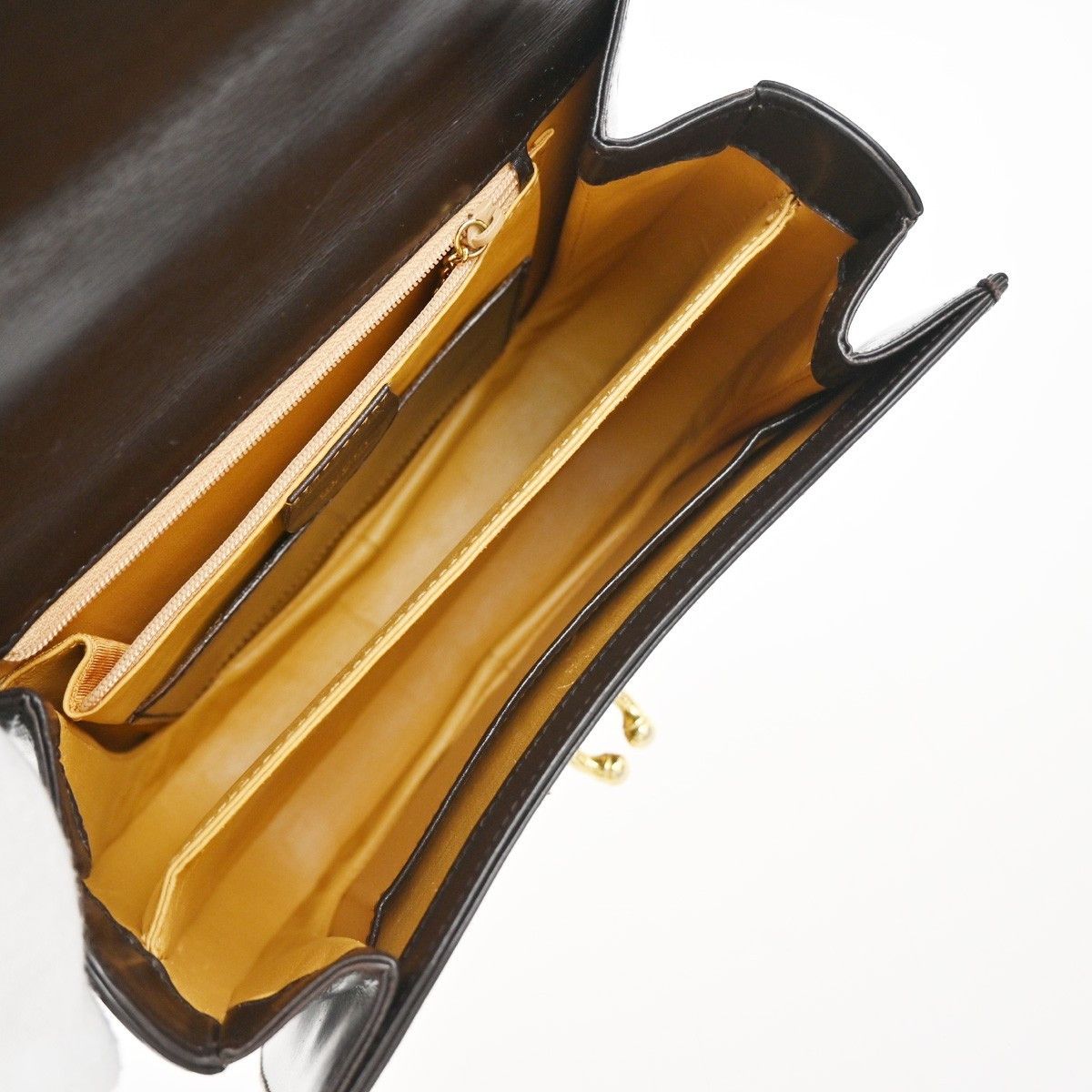 Gucci Gucci Vintage Handbag Leather Size ONE SIZE - 5 Thumbnail