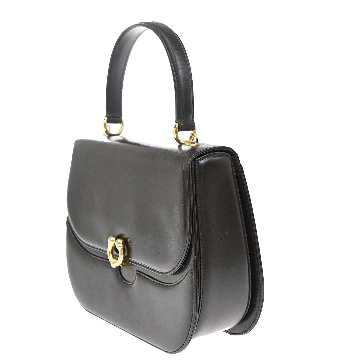 Gucci Gucci Vintage Handbag Leather Size ONE SIZE - 3 Thumbnail