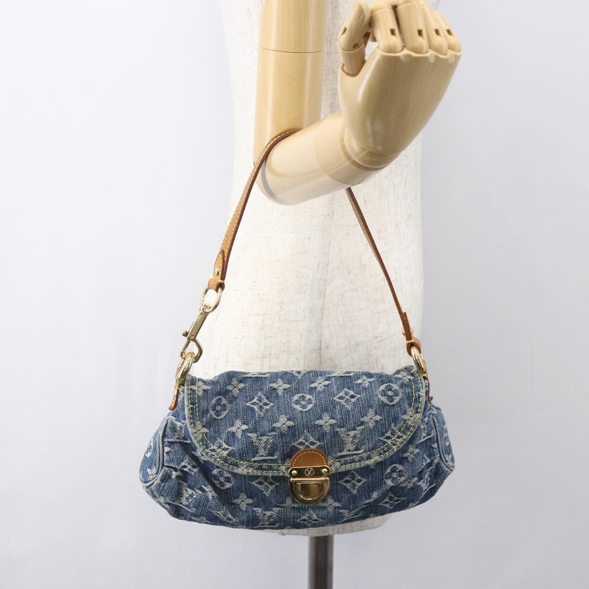 Louis Vuitton Louis Vuitton Pleaty Handbag Denim Size ONE SIZE - 15 Thumbnail