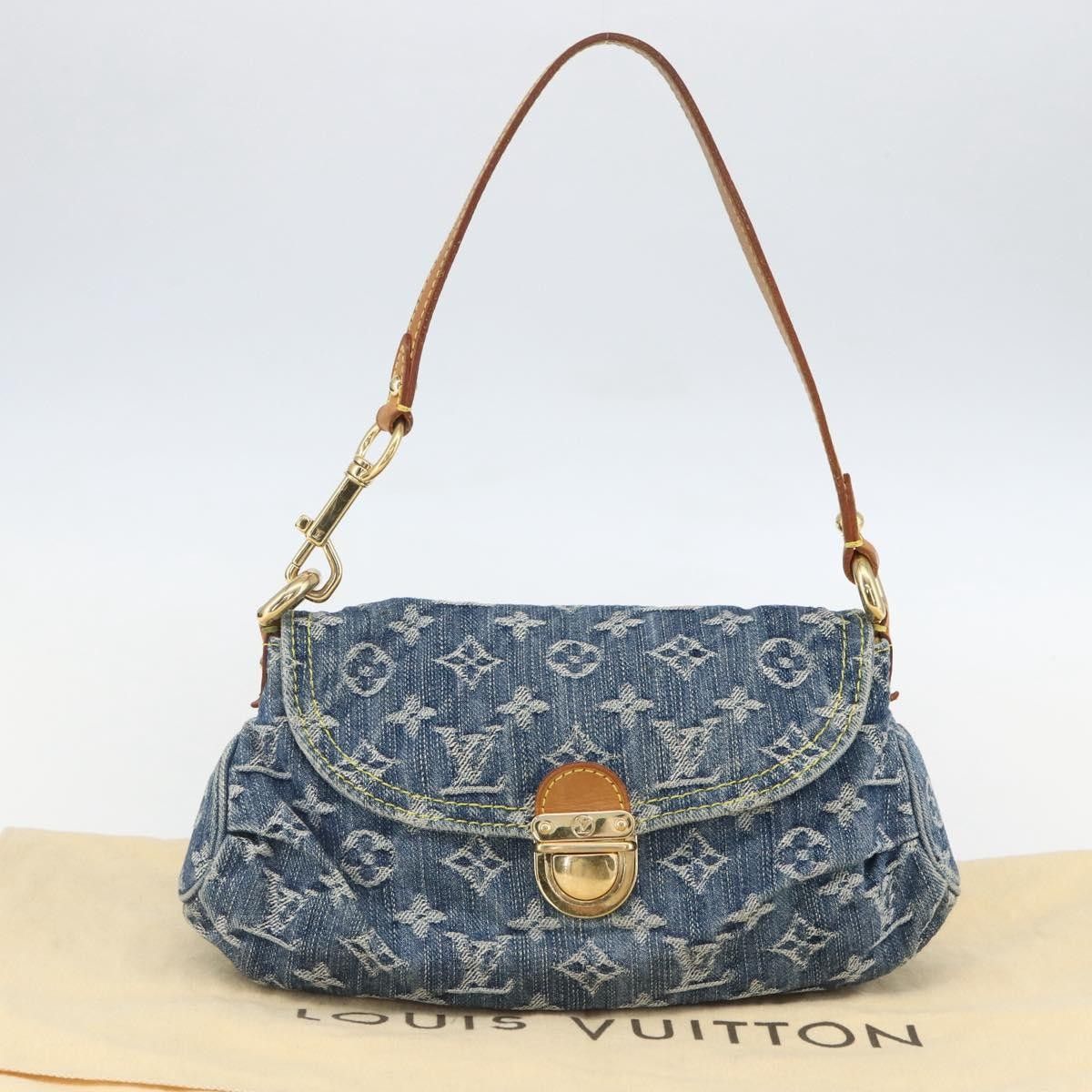 Louis Vuitton Louis Vuitton Pleaty Handbag Denim Size ONE SIZE - 14 Thumbnail