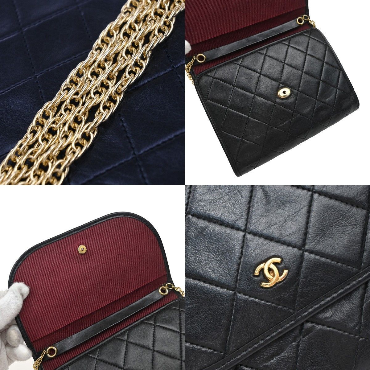 Chanel Chanel Wallet on Chain Stitched Leather Size ONE SIZE - 11 Thumbnail