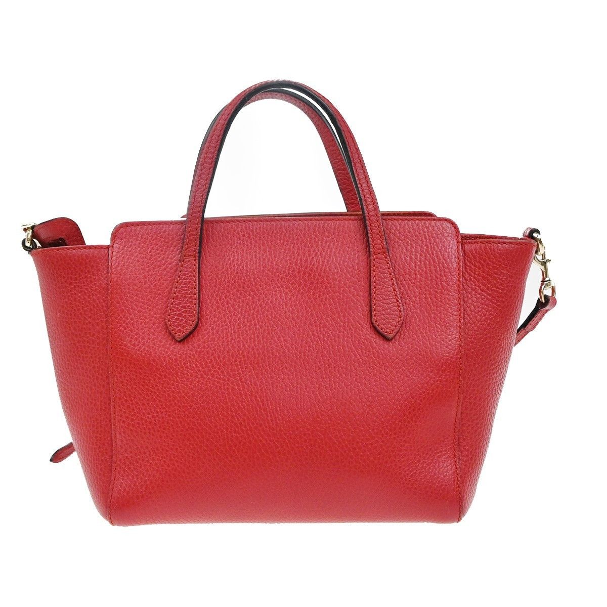 Gucci Gucci Swing Crossbody Bag Pebbled Leather Size ONE SIZE - 2 Thumbnail