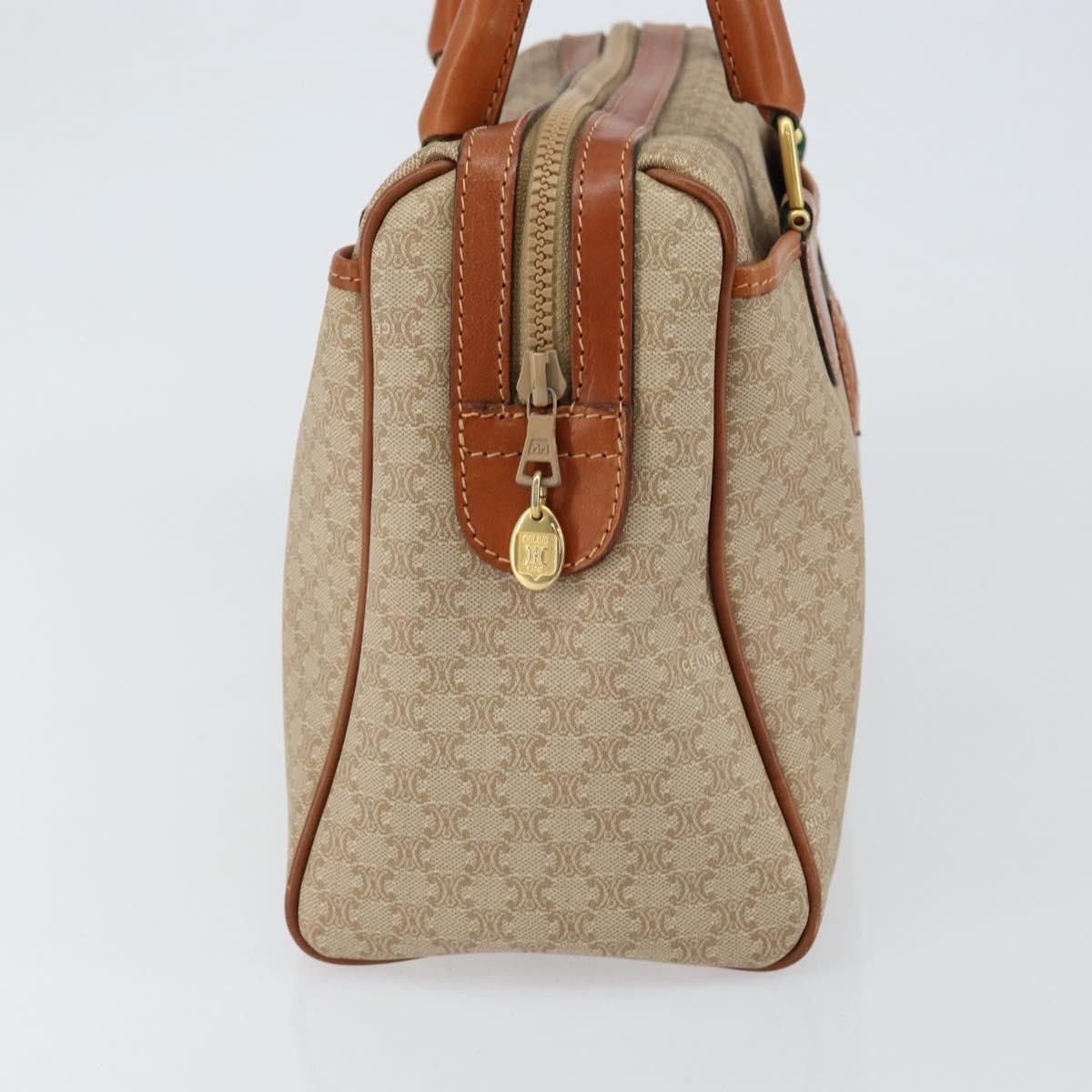 Celine Celine Vintage Macadam Handbag Canvas and Leather Size ONE SIZE - 3 Thumbnail