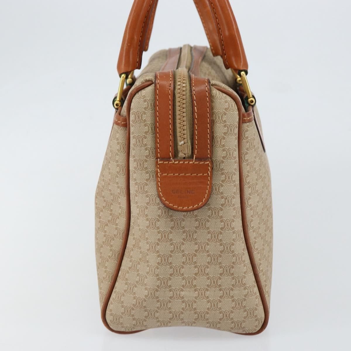 Celine Celine Vintage Macadam Handbag Canvas and Leather Size ONE SIZE - 4 Thumbnail
