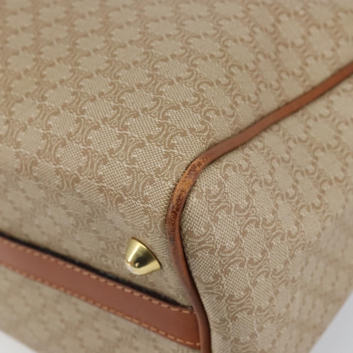 Celine Celine Vintage Macadam Handbag Canvas and Leather Size ONE SIZE - 10 Thumbnail