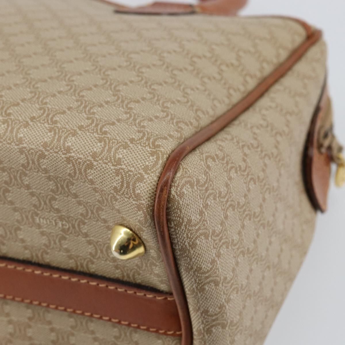 Celine Celine Vintage Macadam Handbag Canvas and Leather Size ONE SIZE - 11 Thumbnail