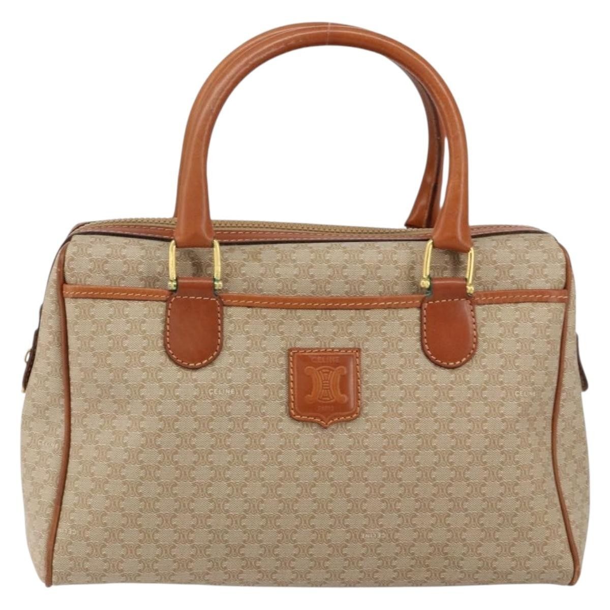 Celine Celine Vintage Macadam Handbag Canvas and Leather Size ONE SIZE - 17 Thumbnail