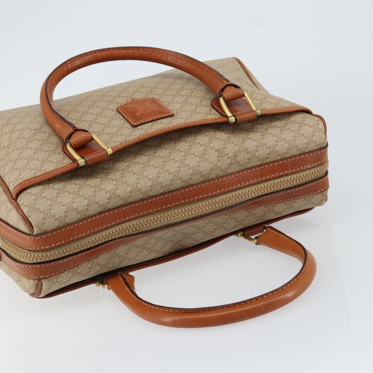 Celine Celine Vintage Macadam Handbag Canvas and Leather Size ONE SIZE - 14 Thumbnail