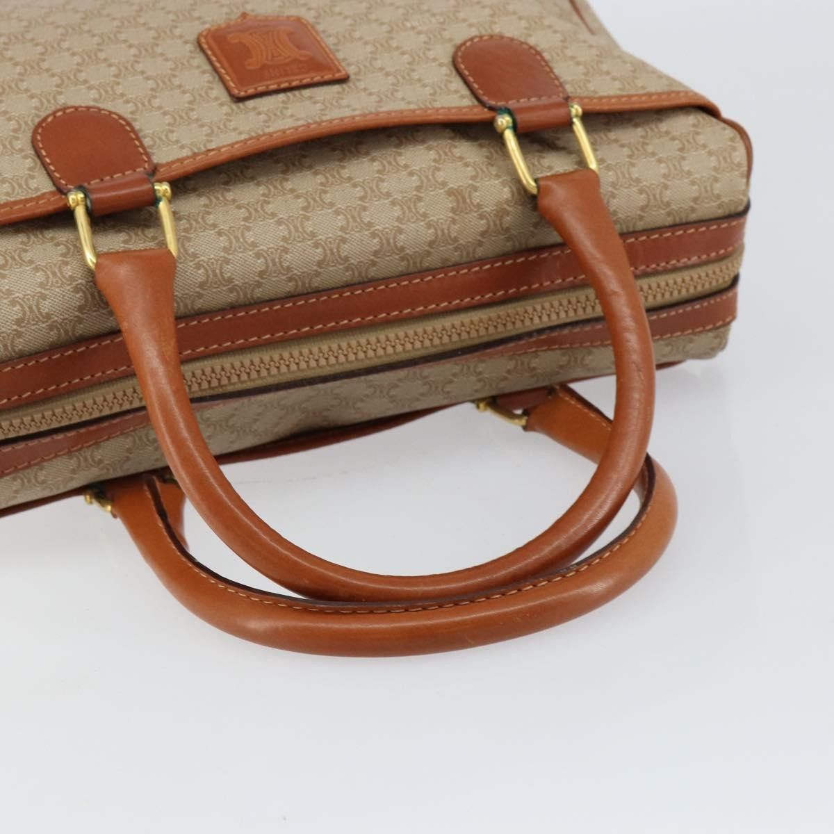 Celine Celine Vintage Macadam Handbag Canvas and Leather Size ONE SIZE - 8 Thumbnail
