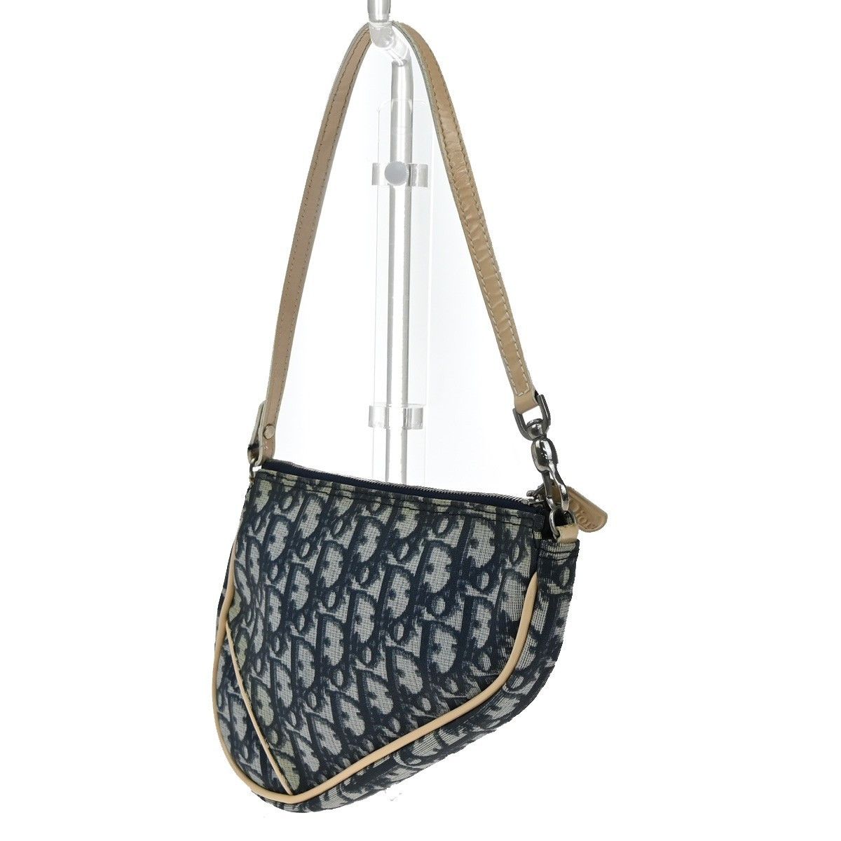 Dior Christian Dior Vintage Saddle Bag Diorissimo Canvas Size ONE SIZE - 3 Thumbnail