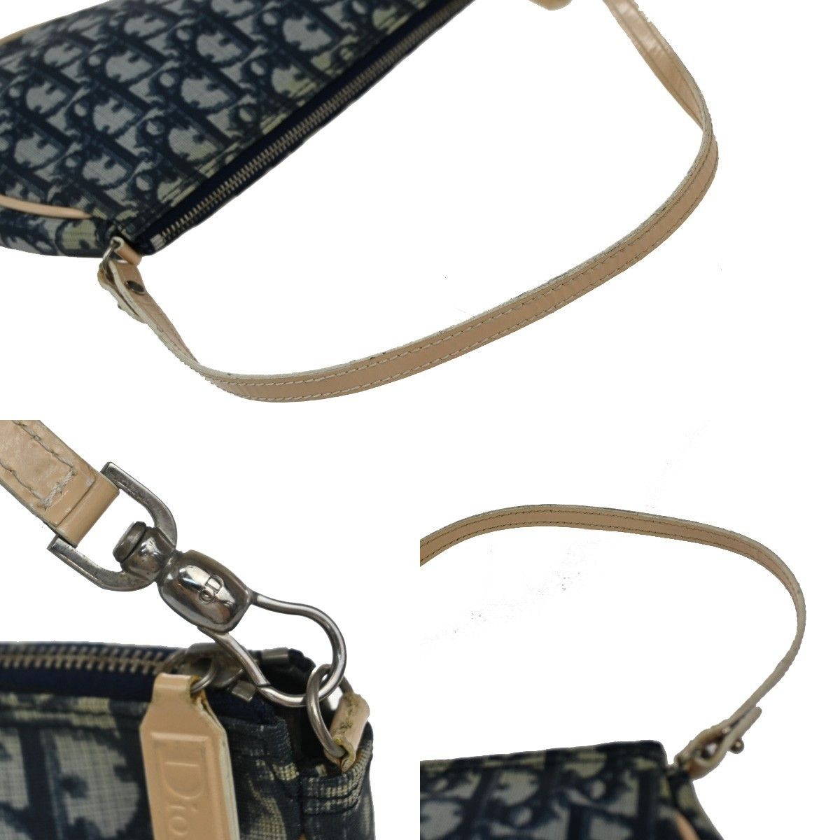 Dior Christian Dior Vintage Saddle Bag Diorissimo Canvas Size ONE SIZE - 11 Thumbnail