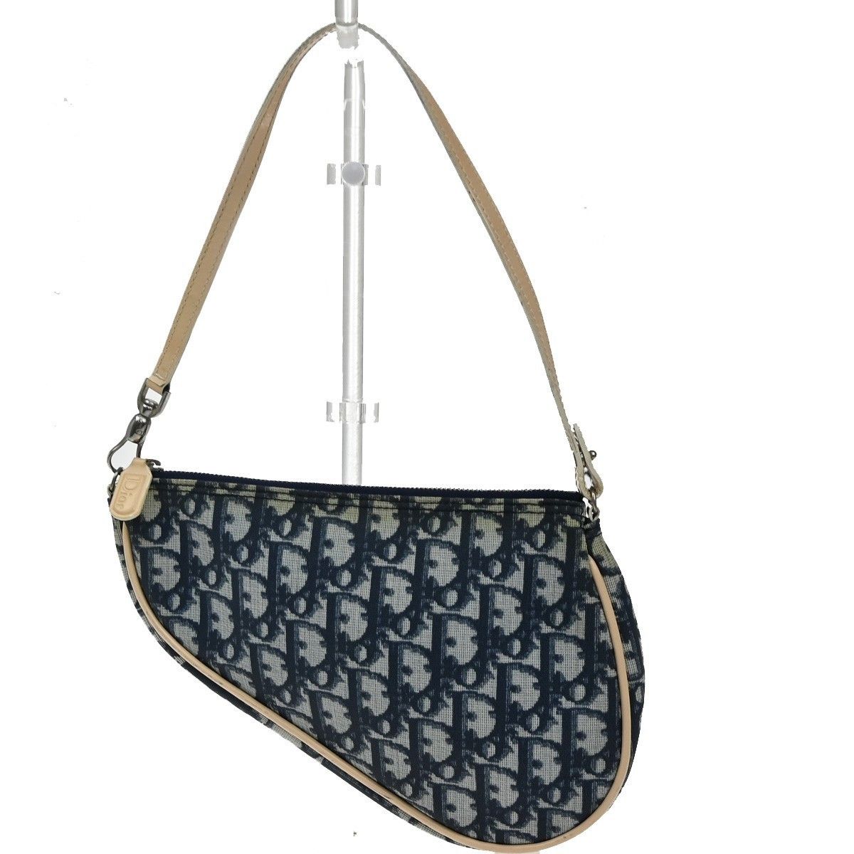 Dior Christian Dior Vintage Saddle Bag Diorissimo Canvas Size ONE SIZE - 2 Thumbnail