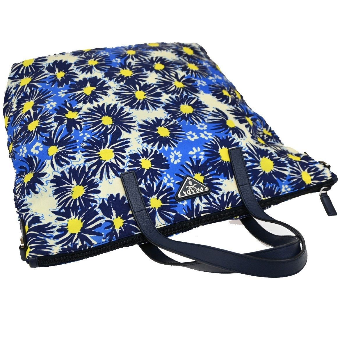 Prada Prada Convertible Zip Tote Printed Tessuto Size ONE SIZE - 8 Thumbnail