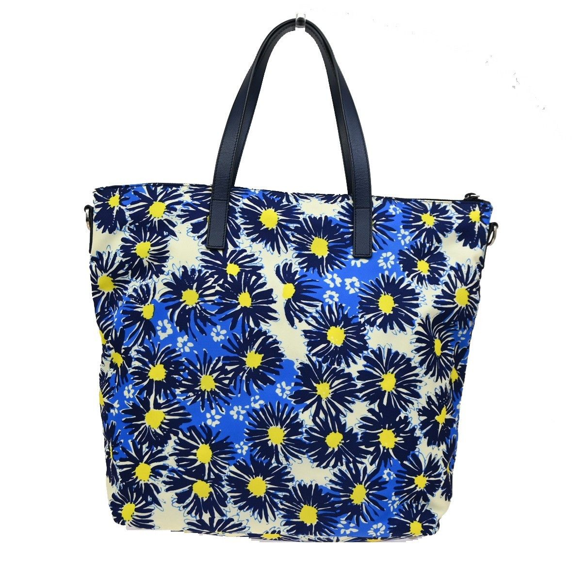 Prada Prada Convertible Zip Tote Printed Tessuto Size ONE SIZE - 2 Thumbnail