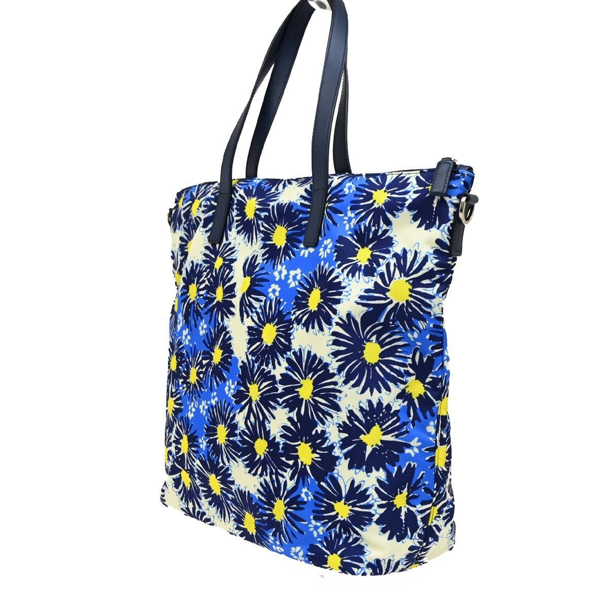 Prada Prada Convertible Zip Tote Printed Tessuto Size ONE SIZE - 4 Thumbnail