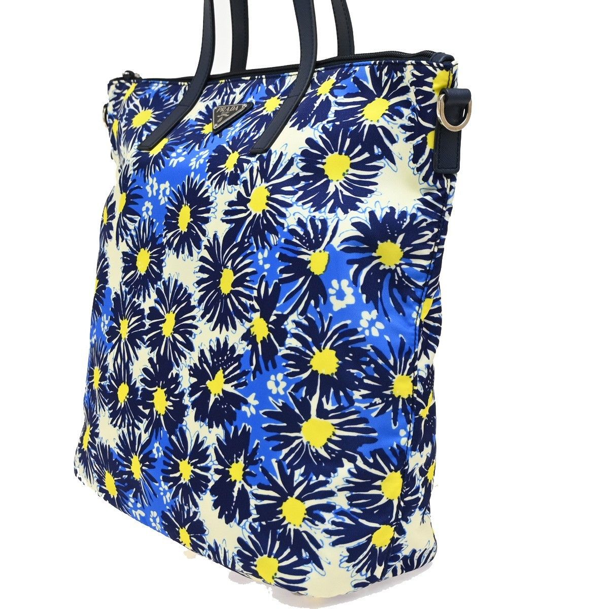 Prada Prada Convertible Zip Tote Printed Tessuto Size ONE SIZE - 3 Thumbnail