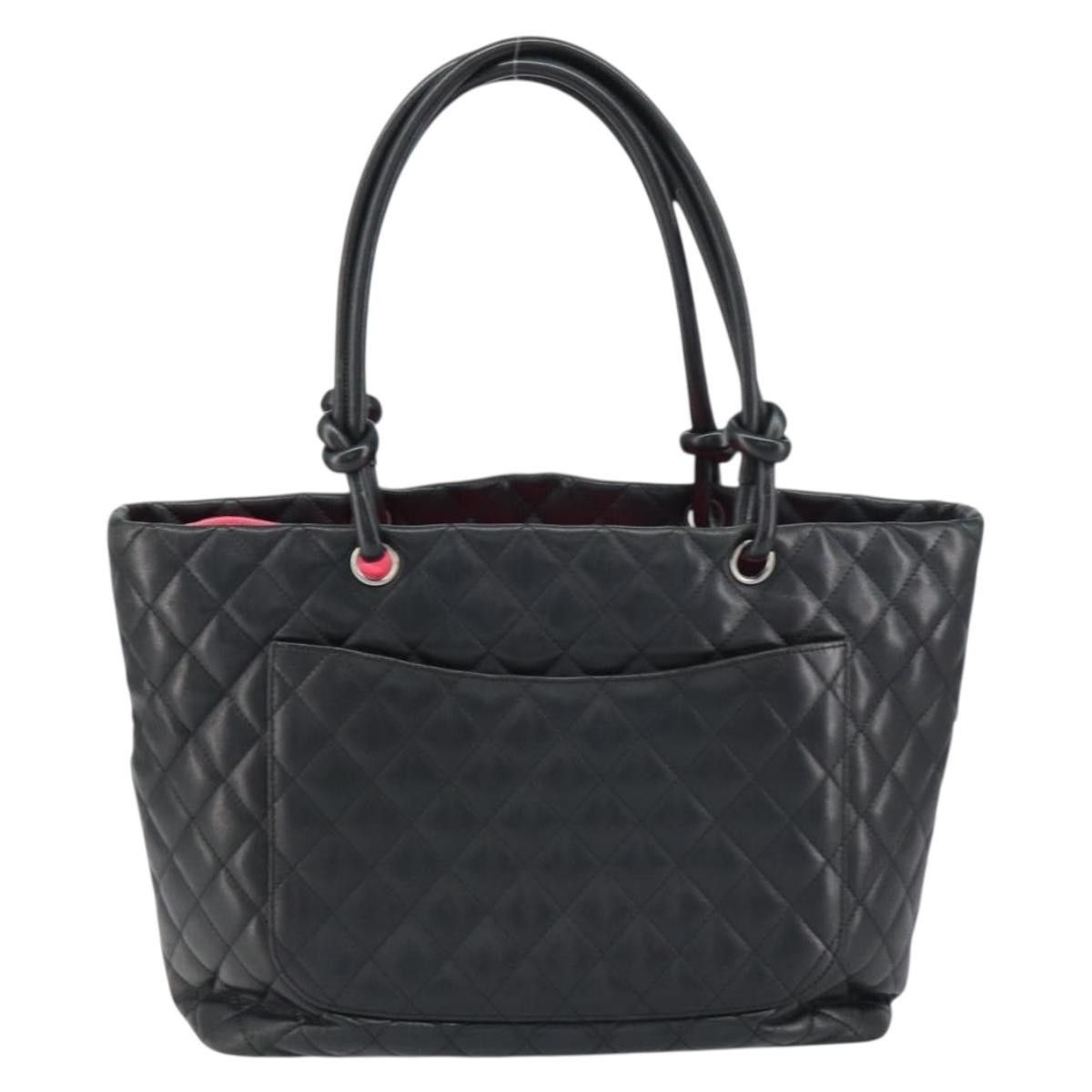Chanel Chanel Cambon Tote Quilted Leather Size ONE SIZE - 2 Thumbnail