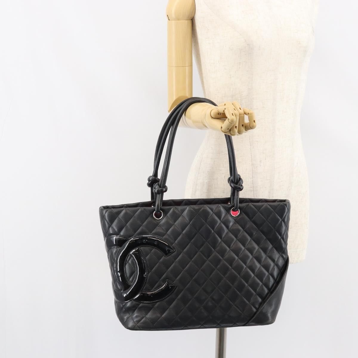 Chanel Chanel Cambon Tote Quilted Leather Size ONE SIZE - 15 Thumbnail