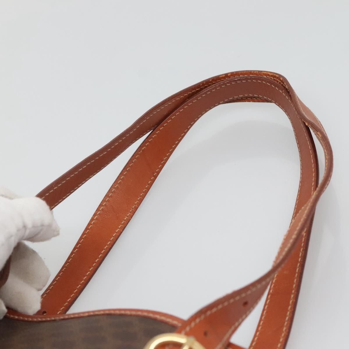 Celine Celine Vintage Macadam Shoulder Bag Canvas and Leather Size ONE SIZE - 16 Thumbnail