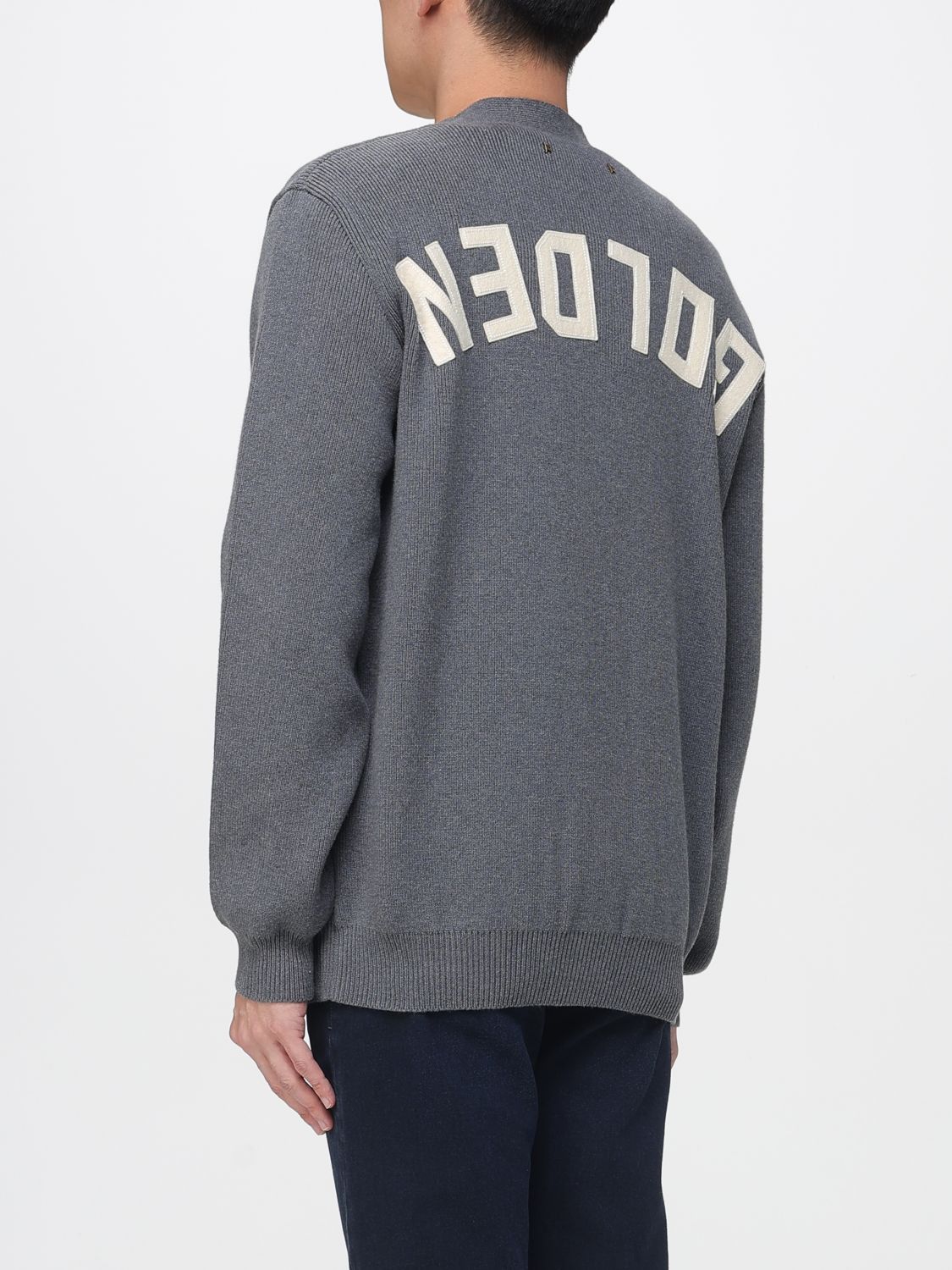 Golden Goose Golden Goose Sweater Men Grey Size US M / EU 48-50 / 2 - 2 Thumbnail