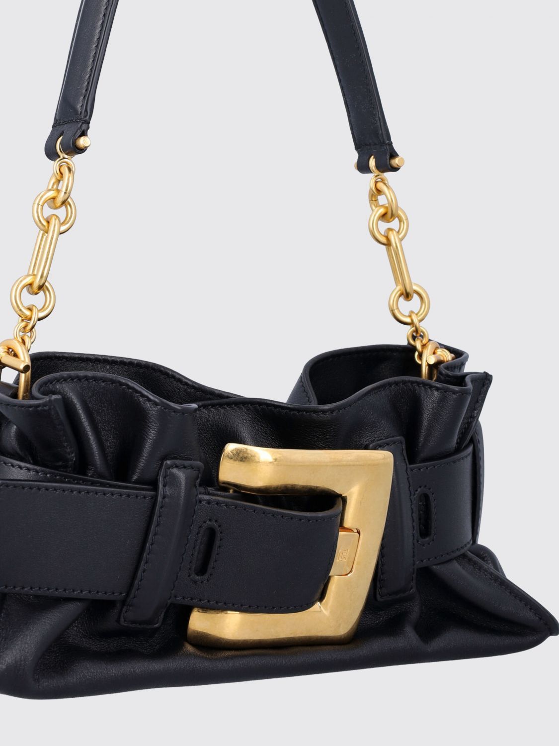Balmain Balmain Shoulder Bag Woman Black Size ONE SIZE - 3 Thumbnail