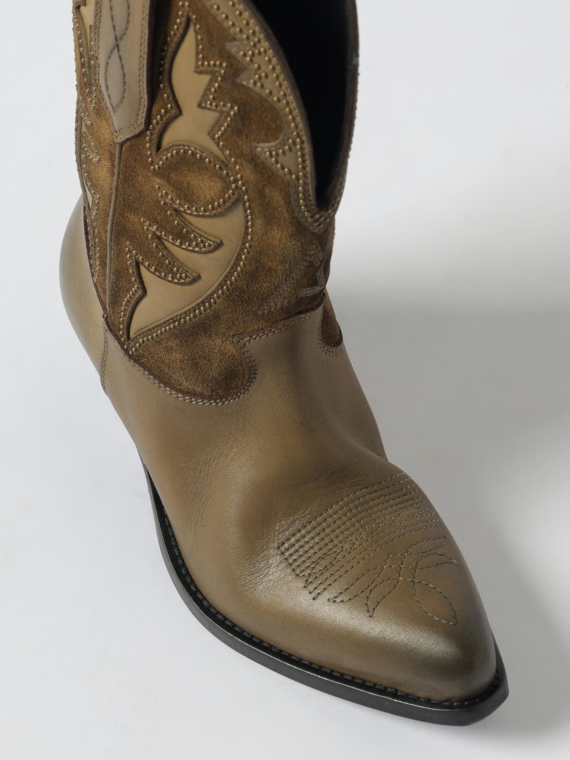 Golden Goose Golden Goose Boots Woman Kaki Size US 6 / IT 36 - 4 Thumbnail