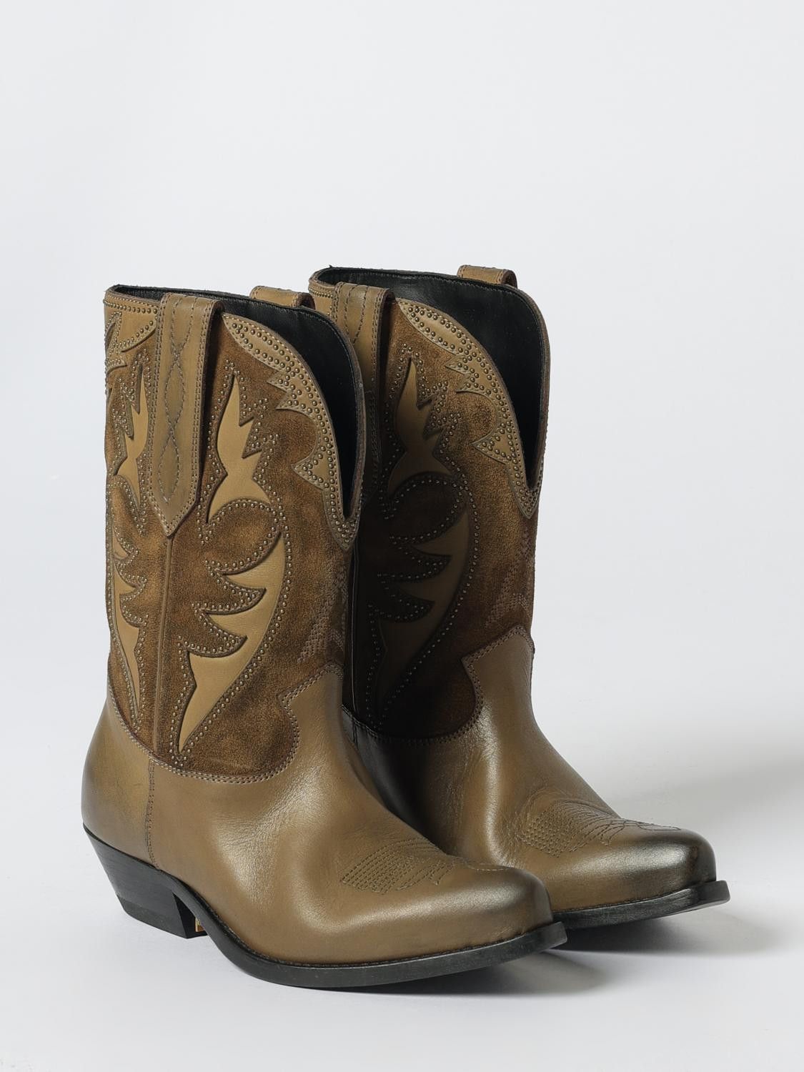 Golden Goose Golden Goose Boots Woman Kaki Size US 7 / IT 37 - 2 Thumbnail