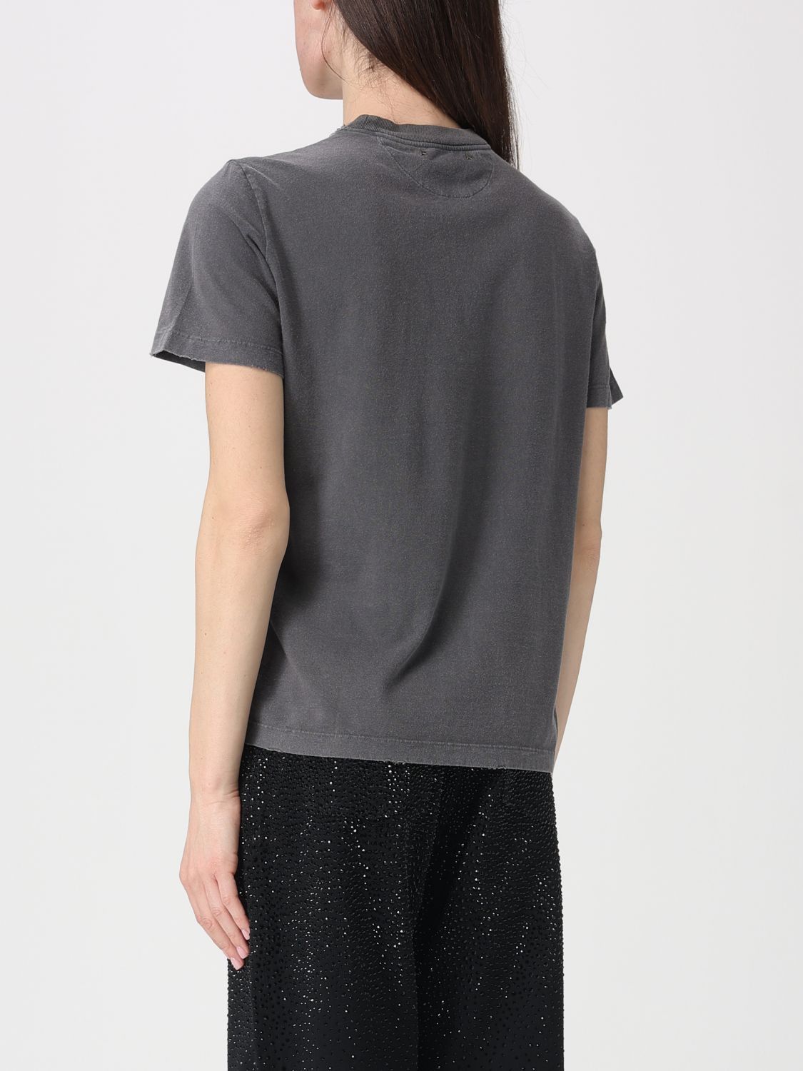 Golden Goose Golden Goose T-Shirt Woman Charcoal Size L / US 10 / IT 46 - 2 Thumbnail