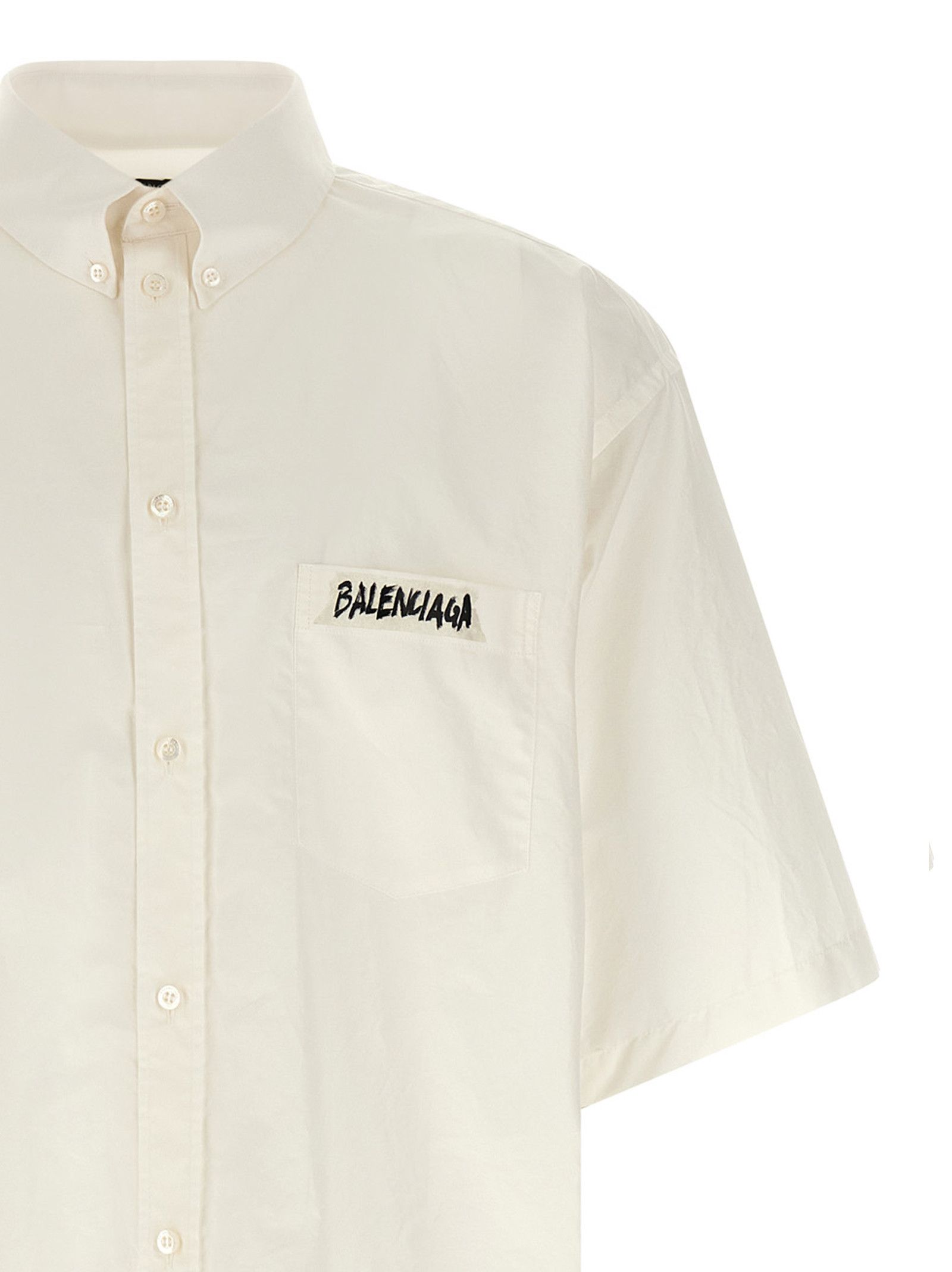Balenciaga 'Masking Tape' Shirt Size US M / EU 48-50 / 2 - 3 Thumbnail