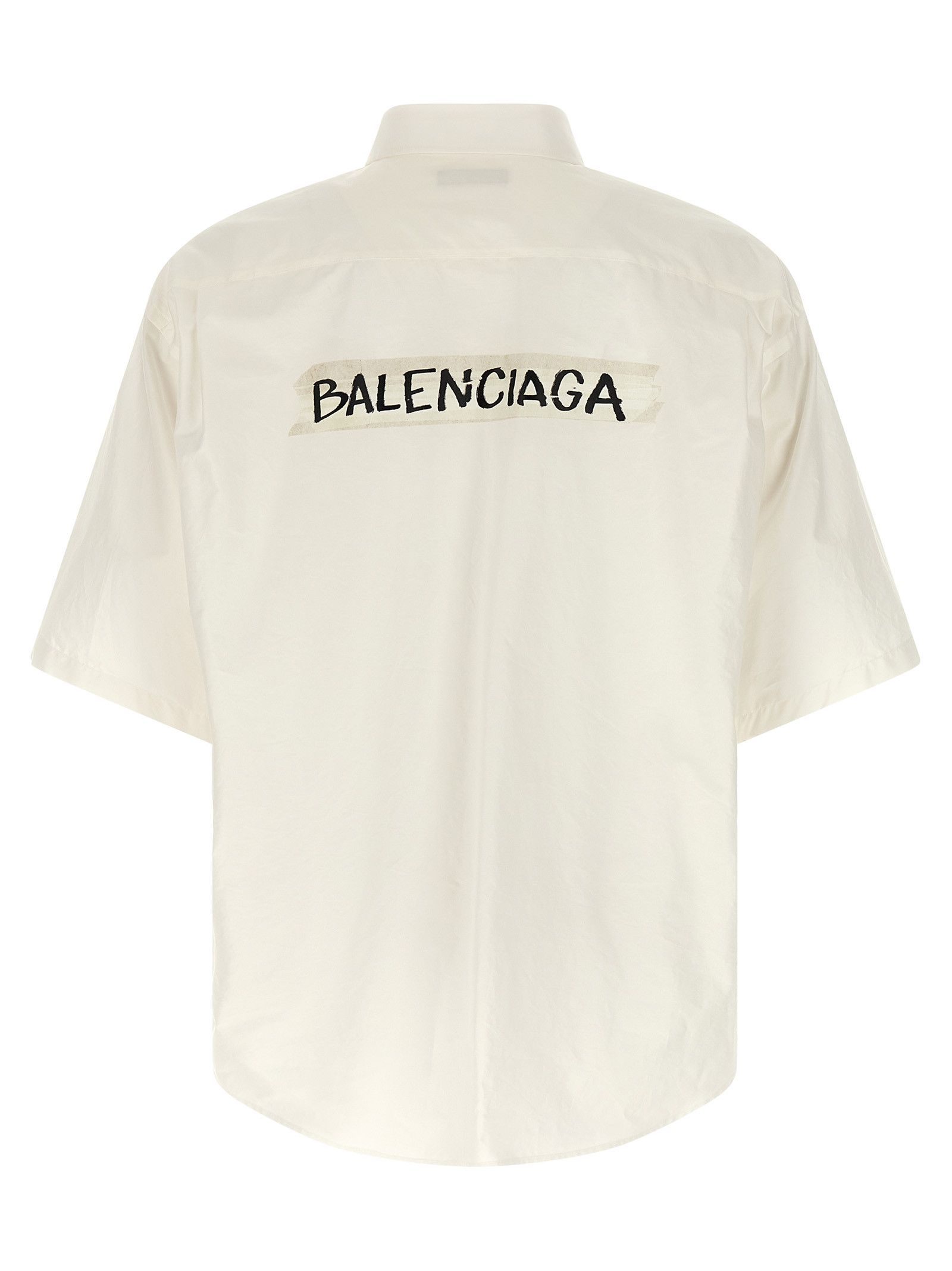 Balenciaga 'Masking Tape' Shirt Size US M / EU 48-50 / 2 - 2 Thumbnail