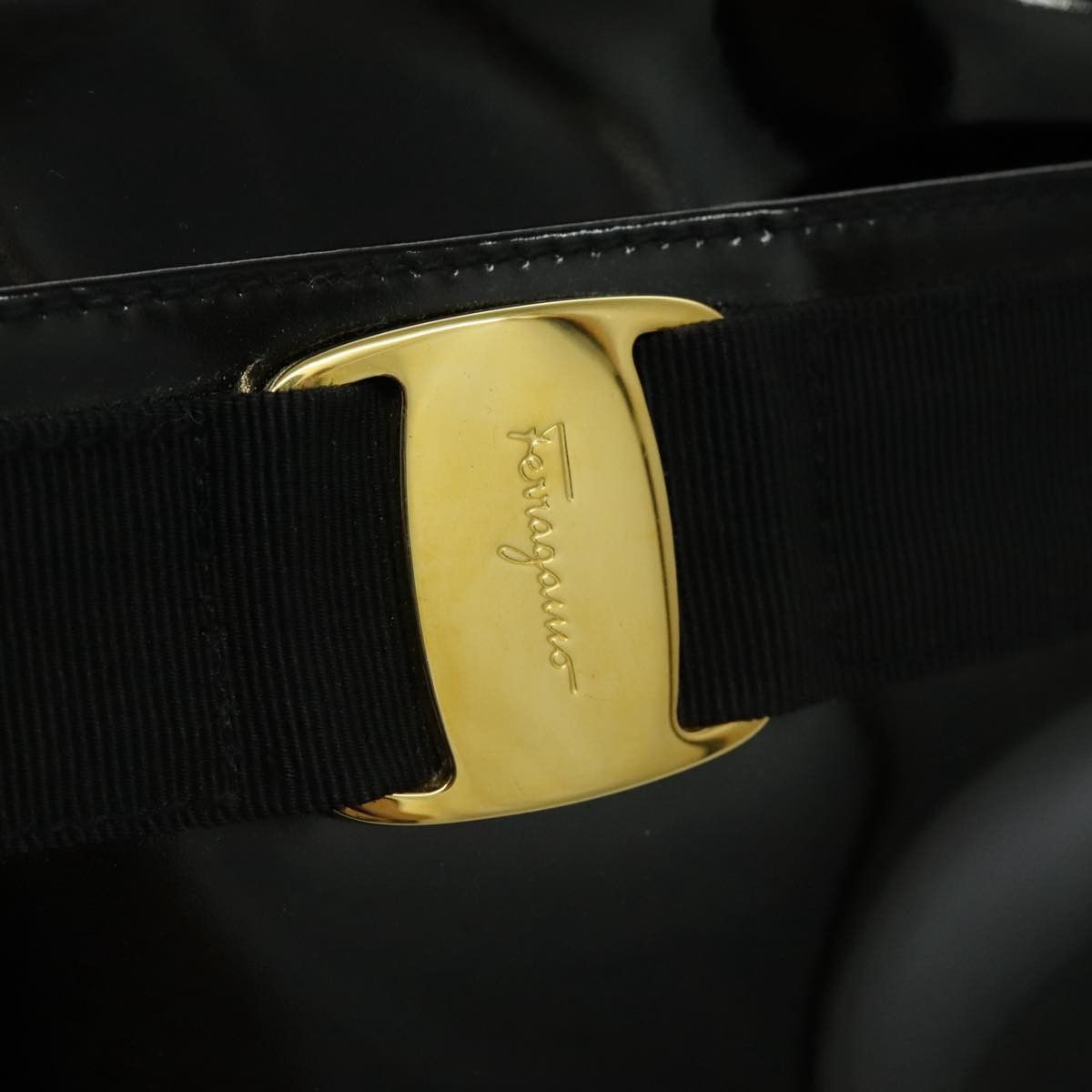 Salvatore Ferragamo Salvatore Ferragamo Vala Shoulder Bag Patent Leather Size ONE SIZE - 13 Thumbnail
