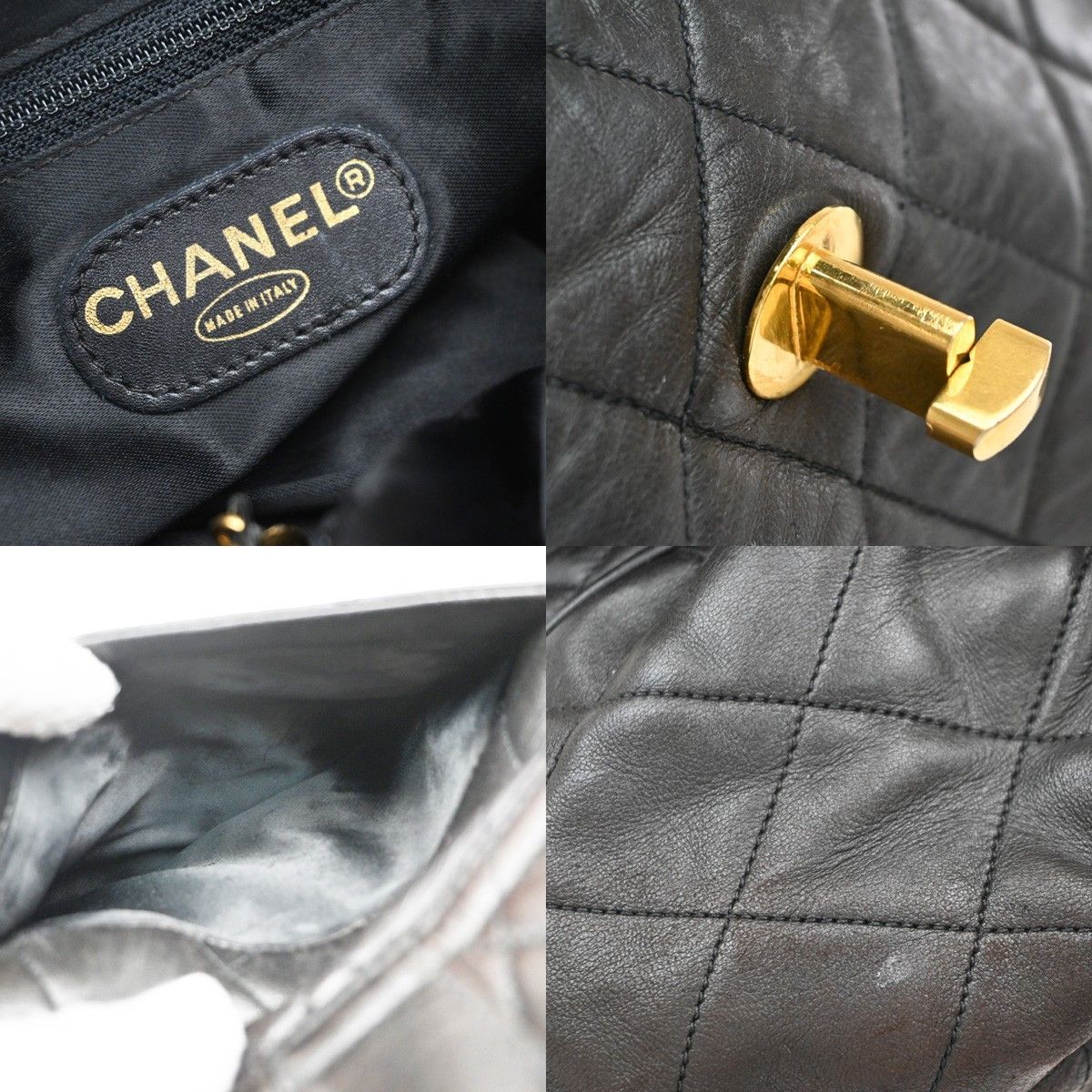 Chanel Chanel Vintage CC Flap Backpack Leather Size ONE SIZE - 10 Thumbnail
