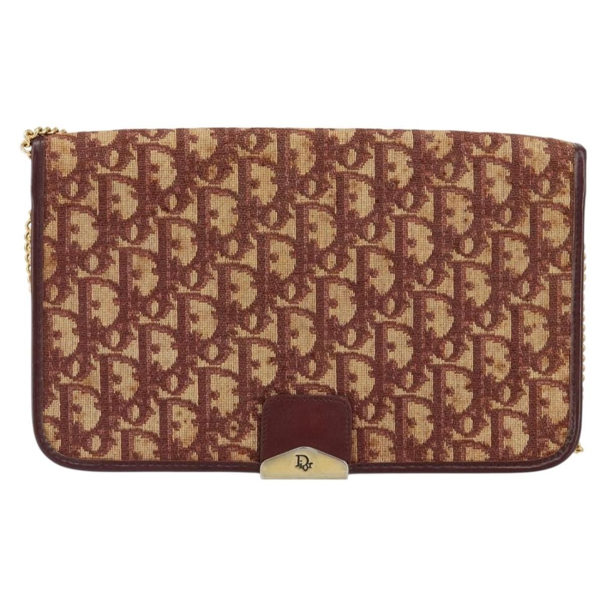 Dior Christian Dior Vintage Chain Flap Shoulder Bag Diorissimo Canvas Size ONE SIZE - 18 Thumbnail