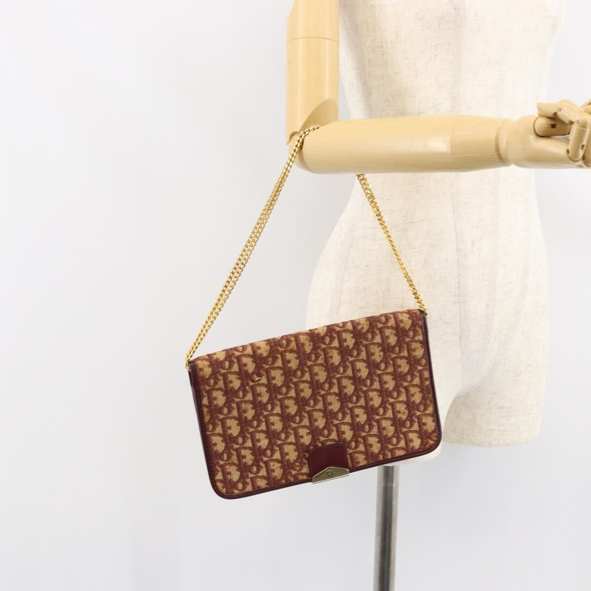 Dior Christian Dior Vintage Chain Flap Shoulder Bag Diorissimo Canvas Size ONE SIZE - 13 Thumbnail