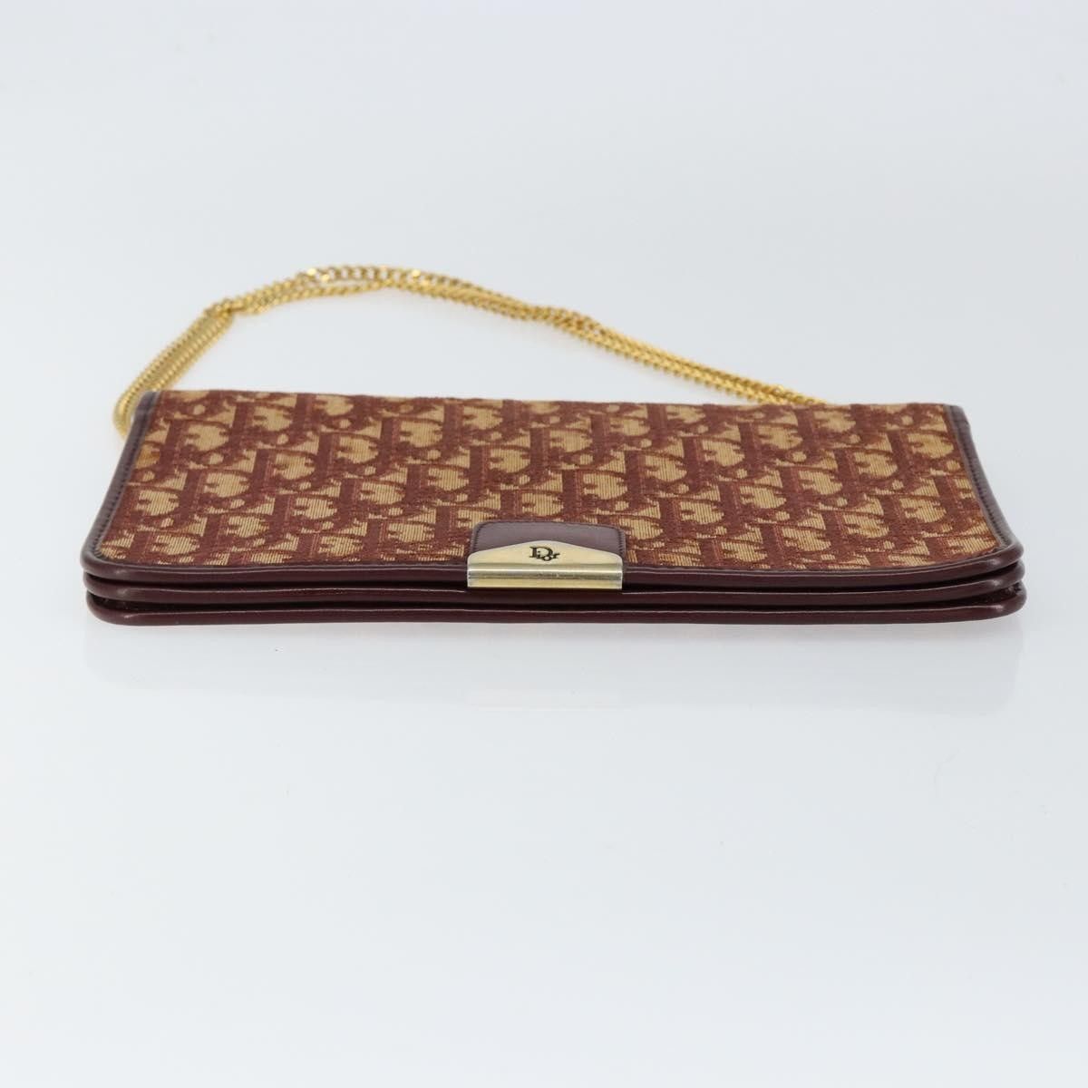 Dior Christian Dior Vintage Chain Flap Shoulder Bag Diorissimo Canvas Size ONE SIZE - 15 Thumbnail