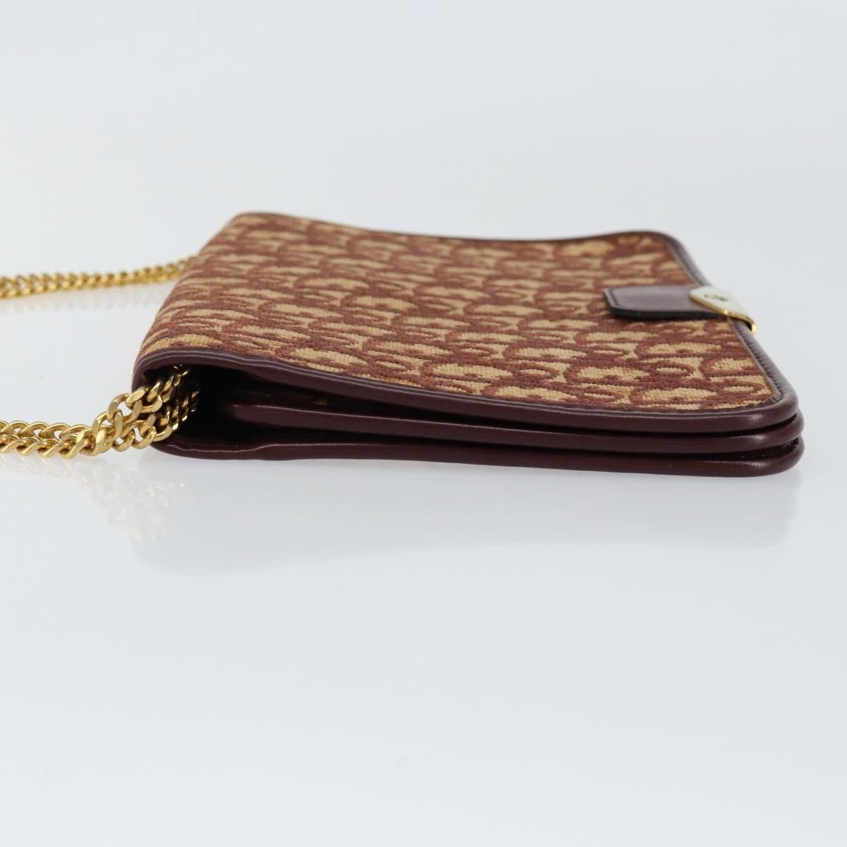 Dior Christian Dior Vintage Chain Flap Shoulder Bag Diorissimo Canvas Size ONE SIZE - 4 Thumbnail
