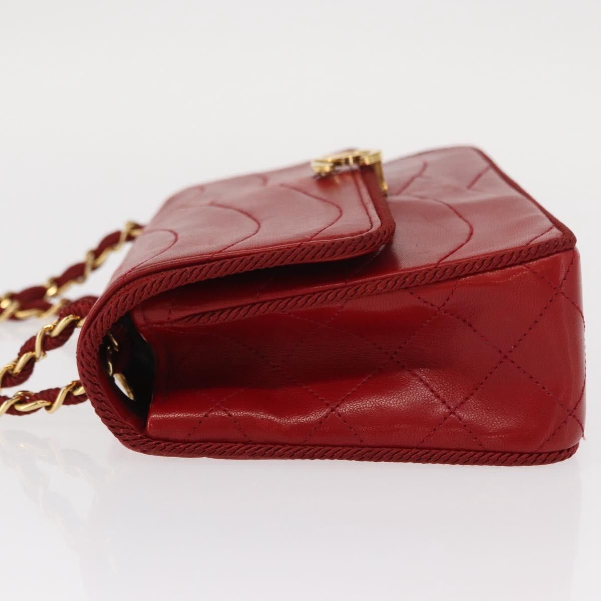 Chanel Chanel Vintage Pagoda Flap Bag Quilted Lambskin Size ONE SIZE - 4 Thumbnail