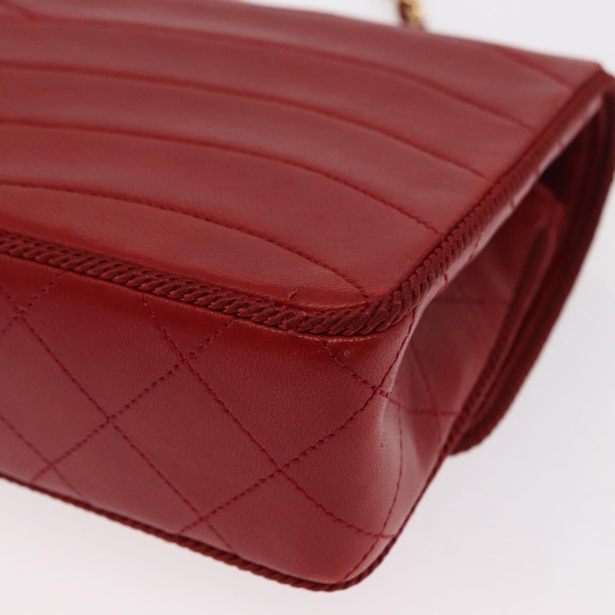 Chanel Chanel Vintage Pagoda Flap Bag Quilted Lambskin Size ONE SIZE - 12 Thumbnail